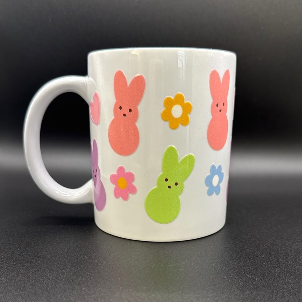 Colorful Bunny and Flower Mug